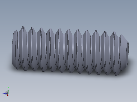 UNC 平头紧定螺钉-UNC SET SCREW 5-40 x0.3125.SLDPRT