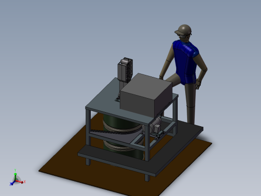 人操作设备机器