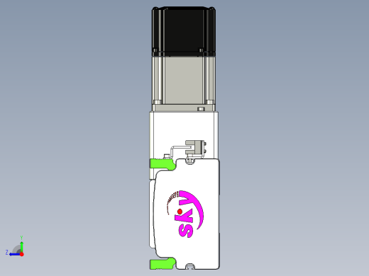 同步带滑台-半封闭B10-L90-S750-R-P40-D3右视缩略图