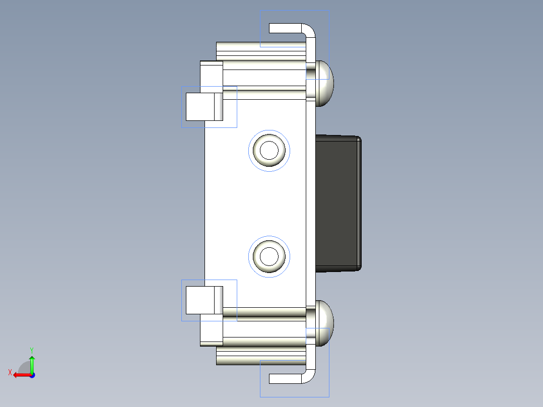 开关继电器保护 SM-GT-TC054X-H035后视图