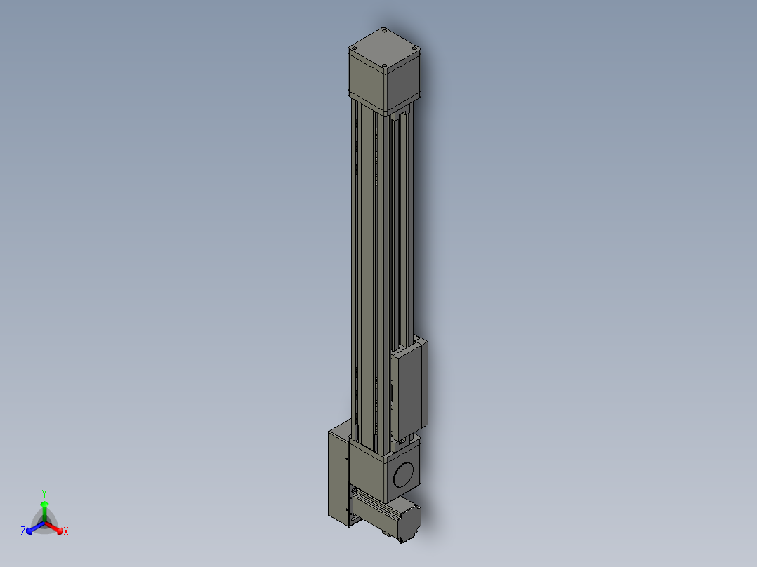 欧规系列-GB8-L96-S500-BL-P40-MS3主视图