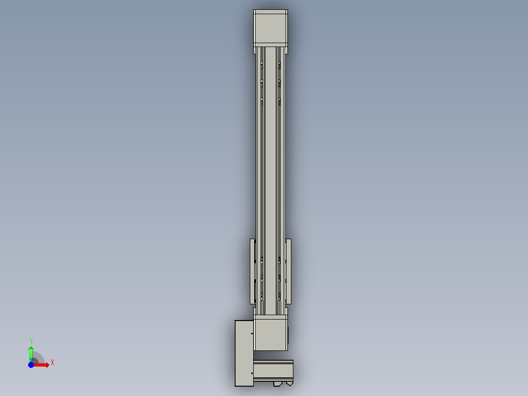 欧规系列-GB8-L96-S500-BL-P40-MS3前视图
