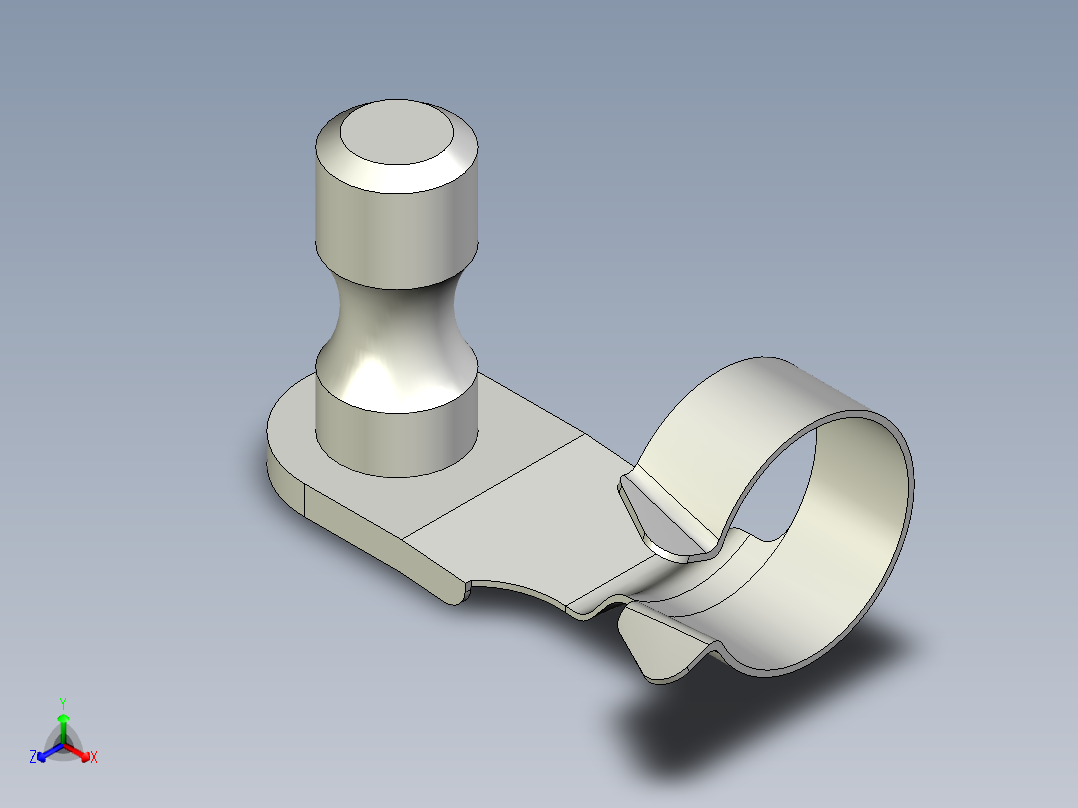 折疊彈片梢10.(B)-3D多系列多零件图纸模型