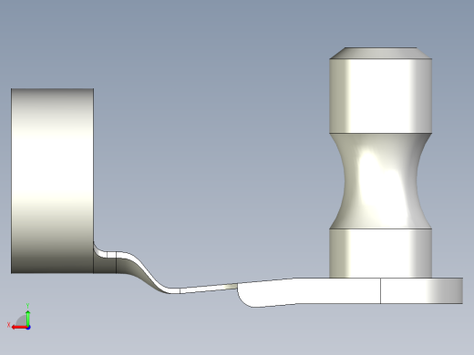 折疊彈片梢10.(B)-3D多系列多零件图纸模型后视缩略图