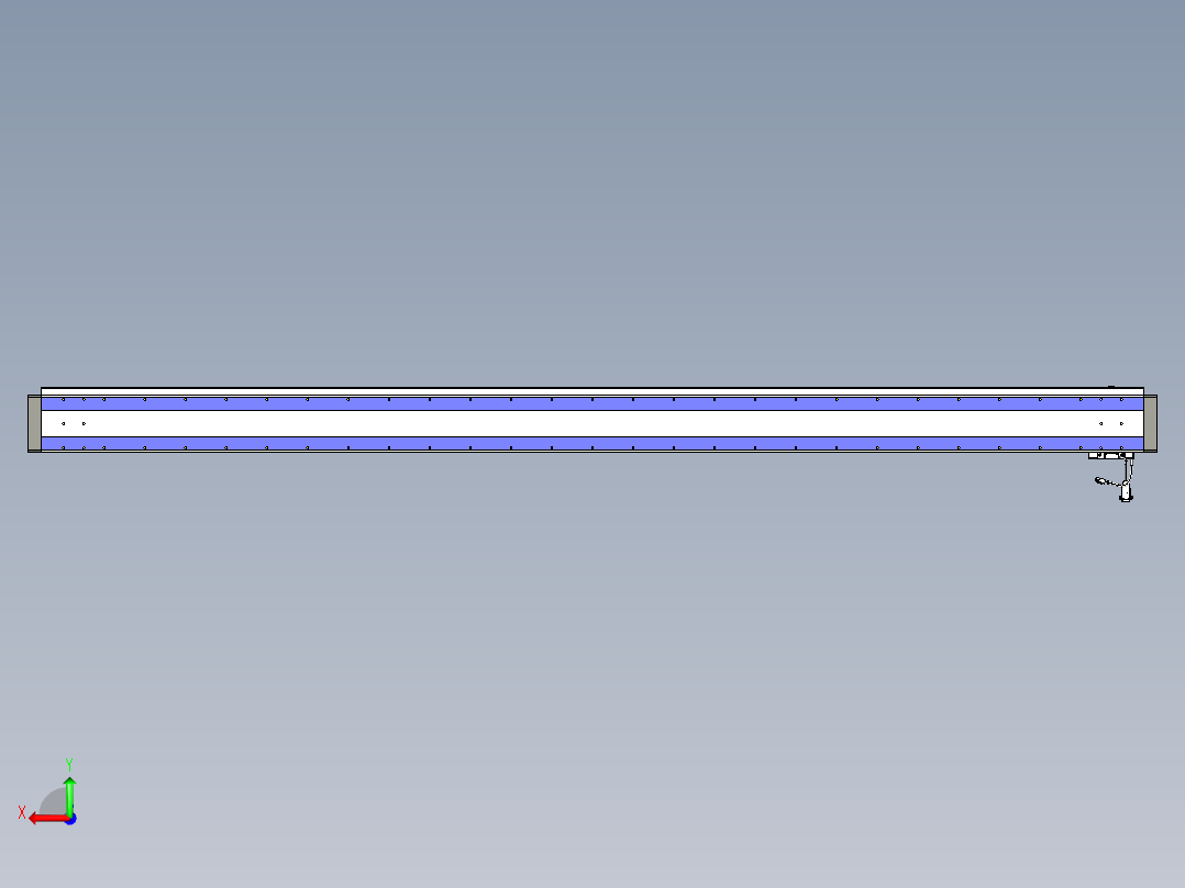 威洛博VL系列直线电机模组-VL14S1-S2550后视图