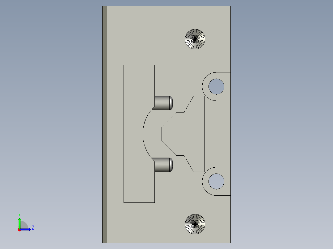 旋转气爪PRD16-60左视图
