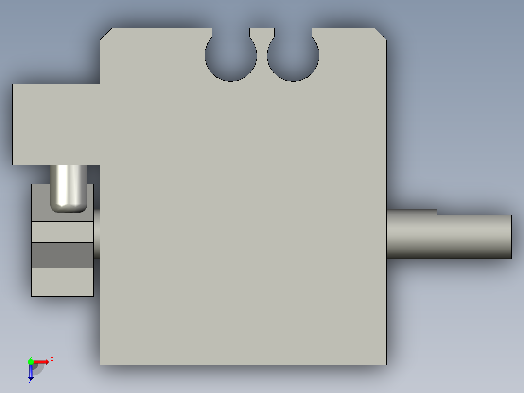 旋转气爪PRD16-60俯视图