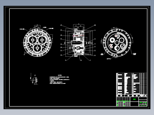 机器人专用RV减速器设计【8张CAD图纸+说明书】