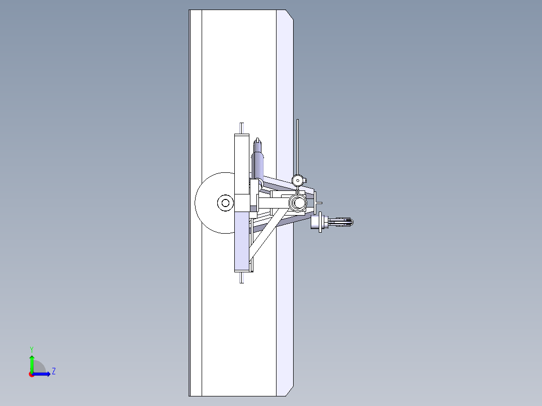 林业绞车--stp左视图
