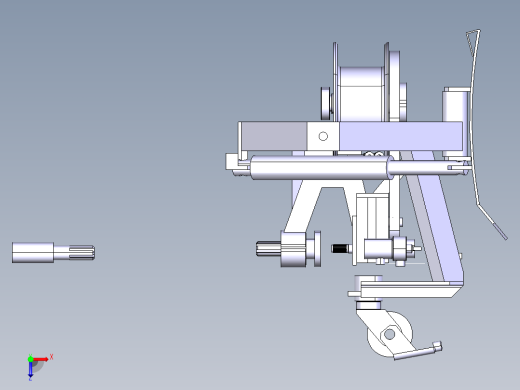 林业绞车--stp俯视缩略图