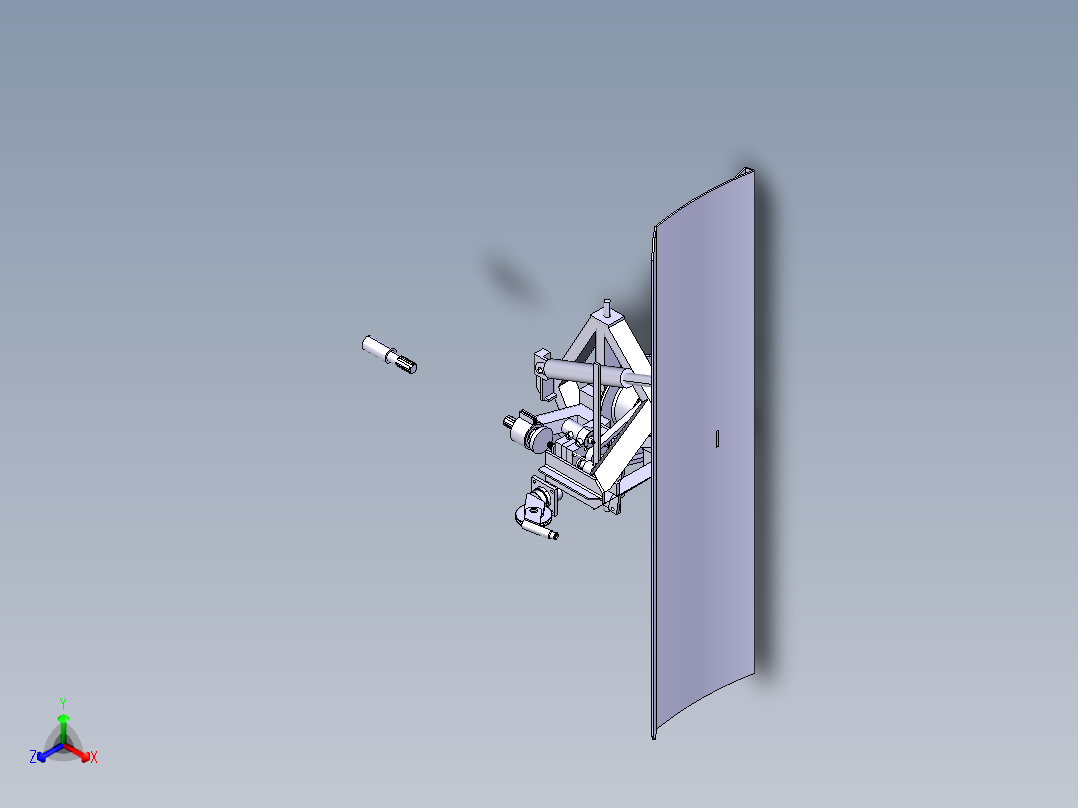 林业绞车--stp正等轴测图