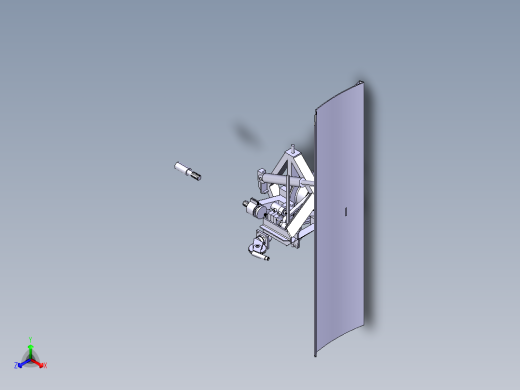 林业绞车--stp正等轴测缩略图
