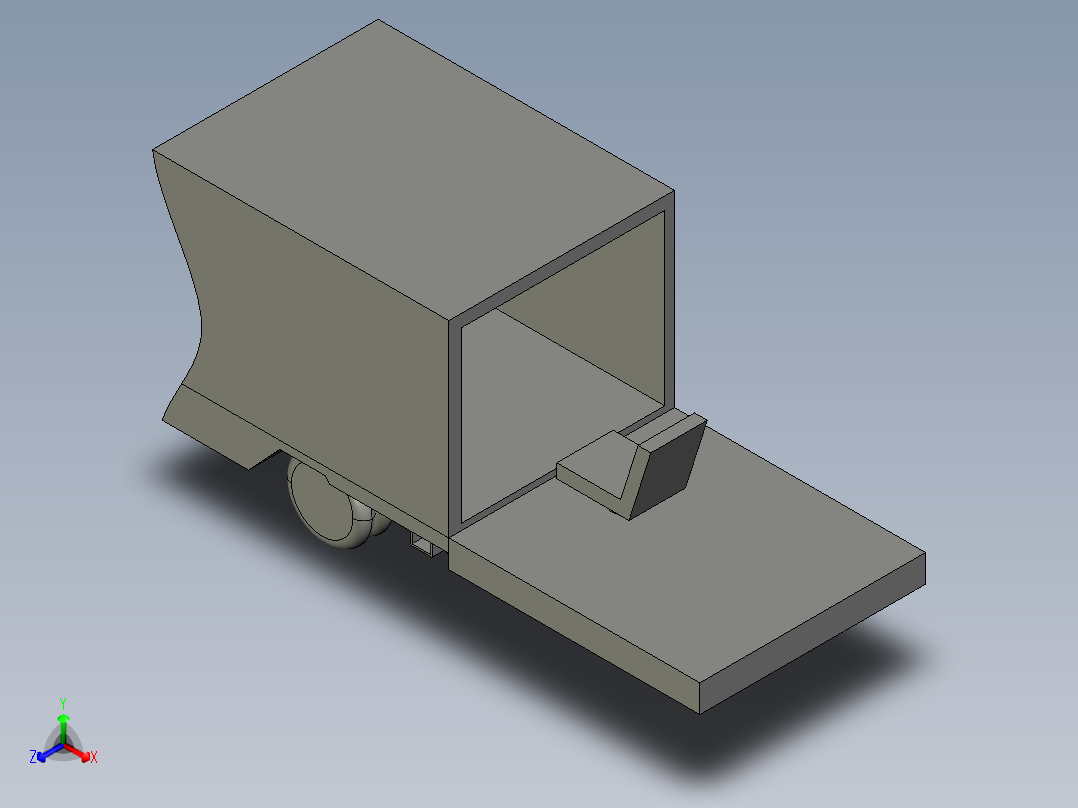 车载轮椅升降机三维图376269==40正等轴测图