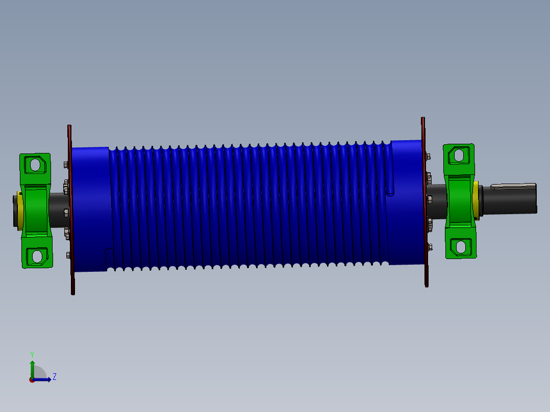 桥式起重机小车设计左视图