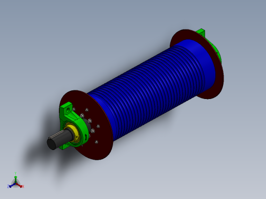 桥式起重机小车设计正等轴测缩略图