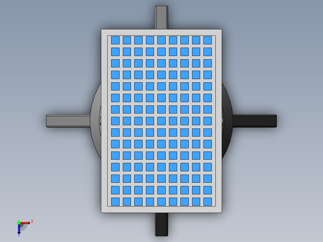 太阳能灭蚊俯视图