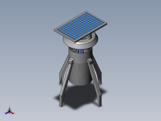 太阳能灭蚊正等轴测缩略图