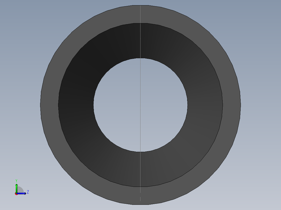 PVC公制管件-50x32 Reducer前视图