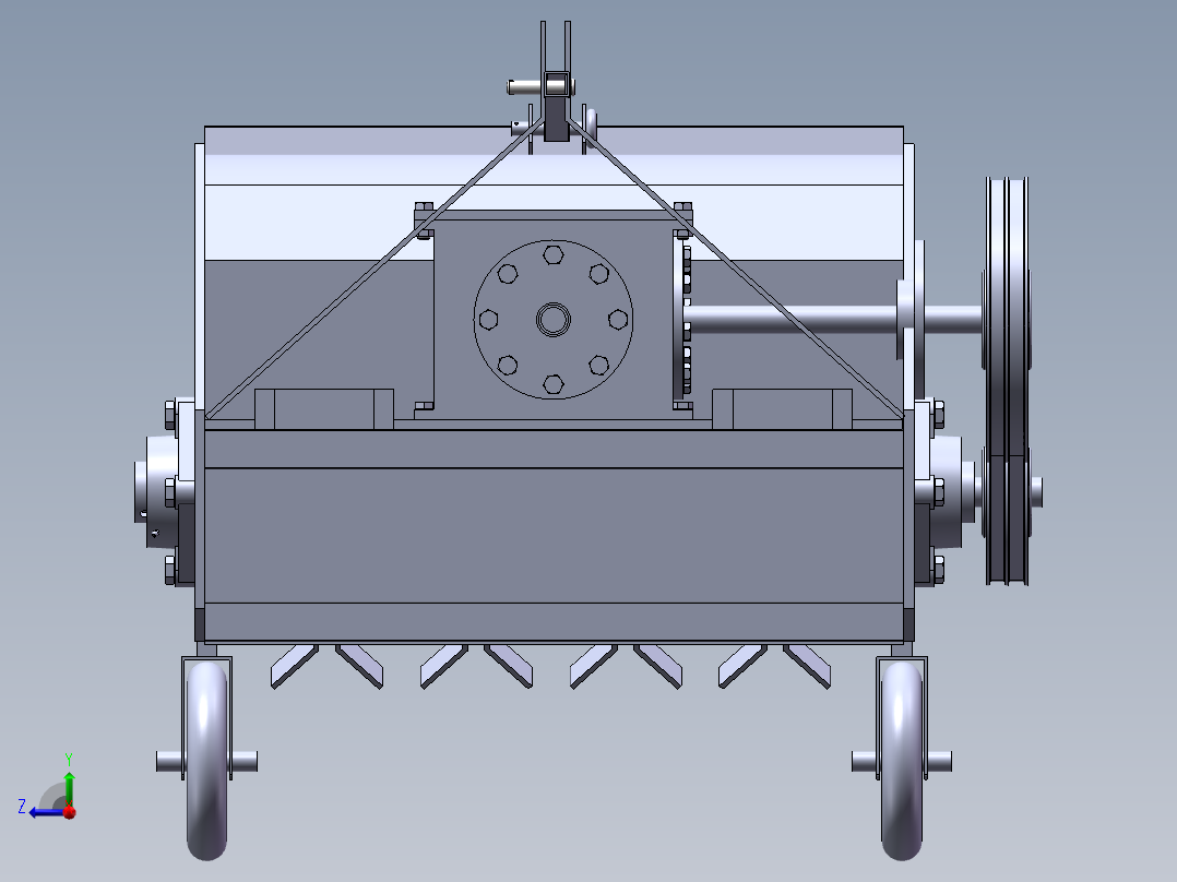 马铃薯杀秧机+CAD+110+24.03.21+003右视图