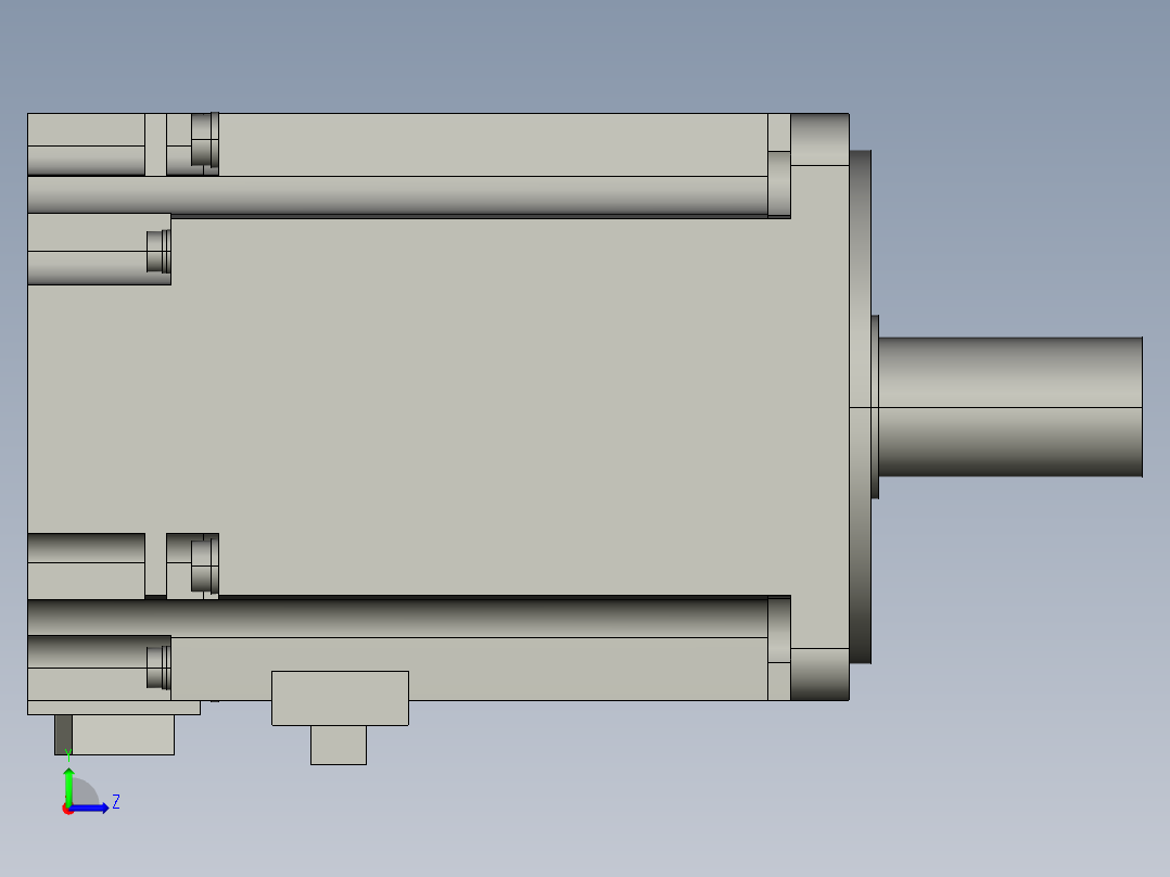 700W-hg-kr73_a_stp三菱电机左视图