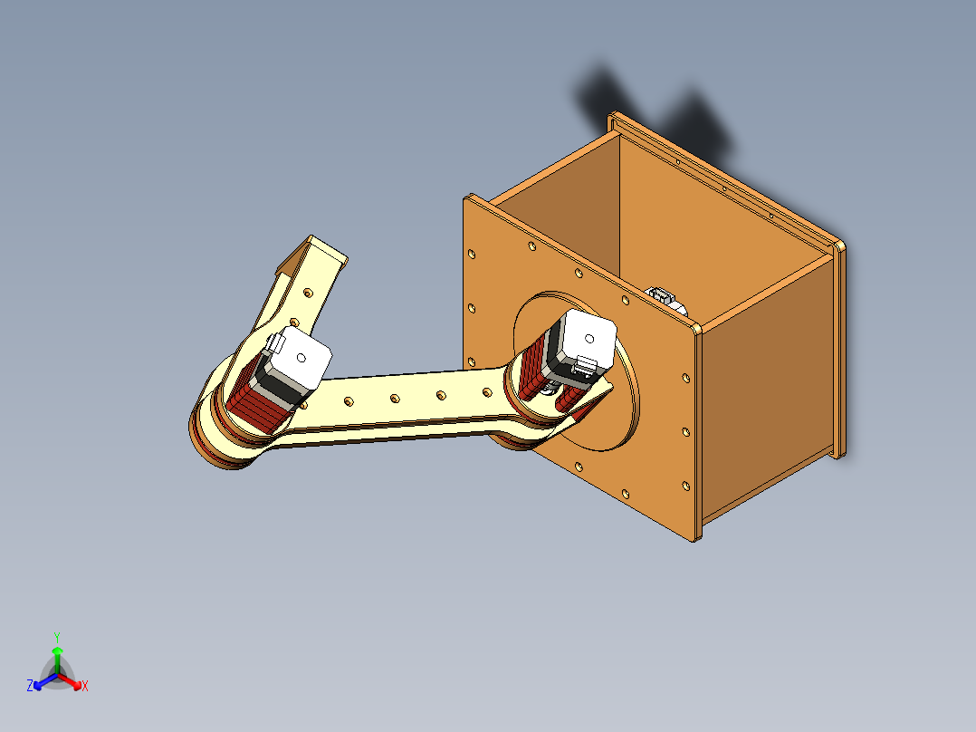 机械臂正等轴测图