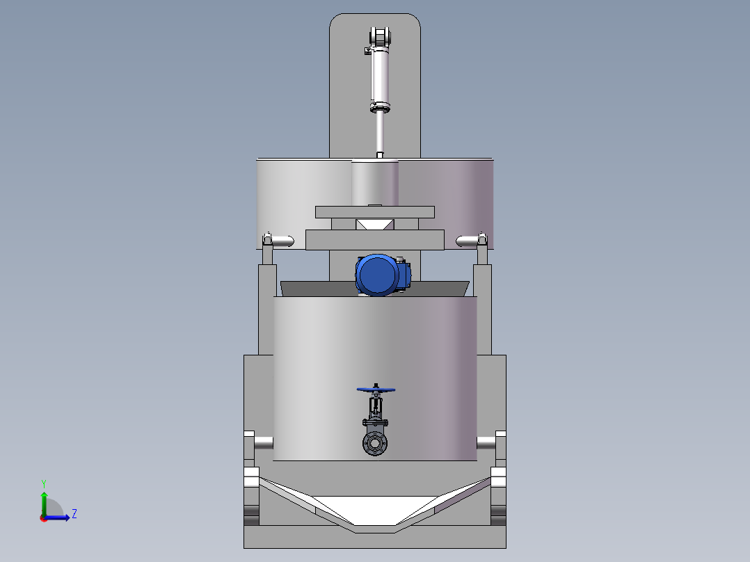 物料搅拌混合设备sw18左视图