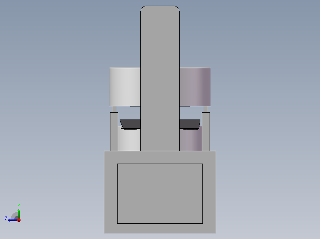 物料搅拌混合设备sw18右视图