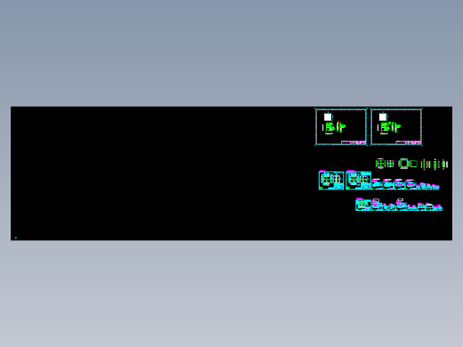 条幕超薄铝箱钣金图