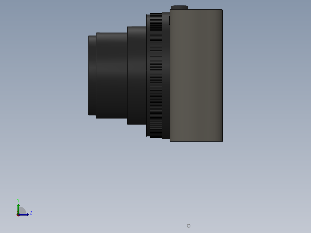 索尼数码相机左视图