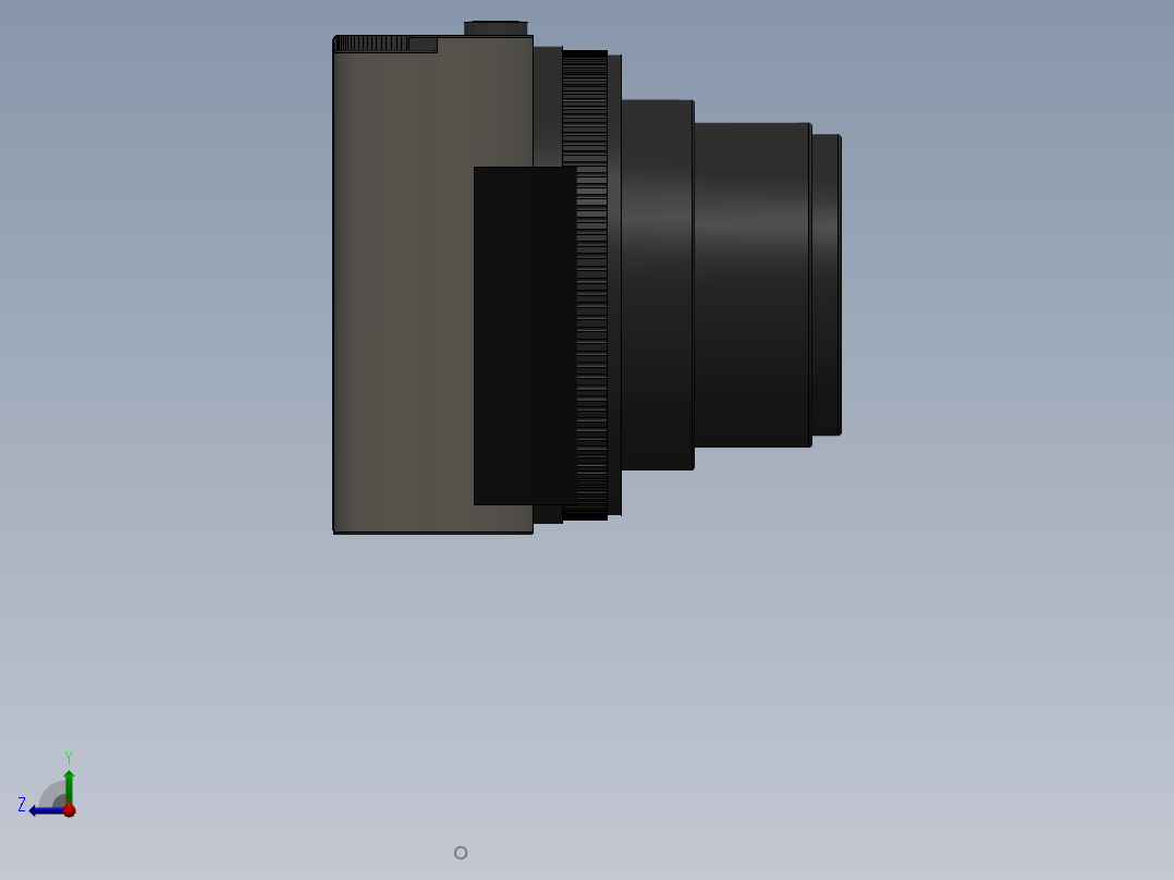 索尼数码相机右视图