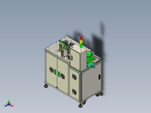 SMT测试分光分选机正等轴测缩略图
