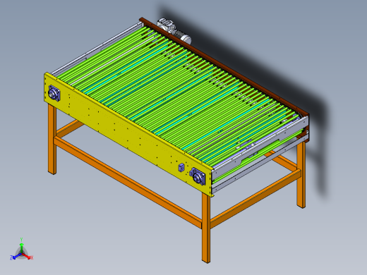 网格滚筒输送机