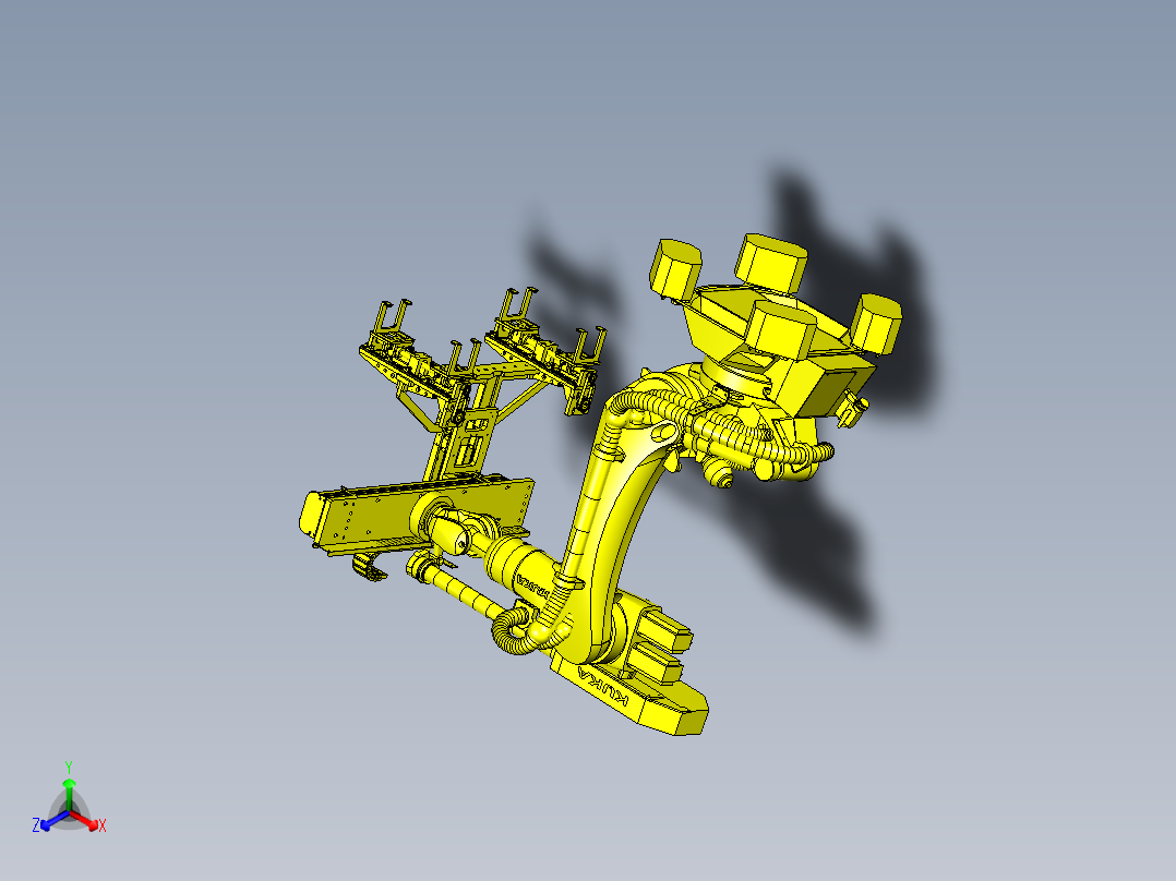 包装木箱的机械手搬运