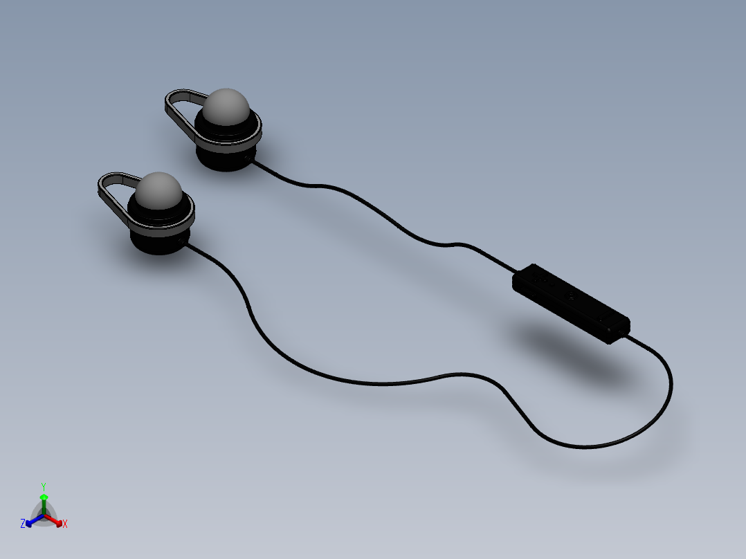 耳机(16)正等轴测图