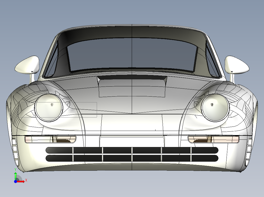 B2004836-保时捷959前视图