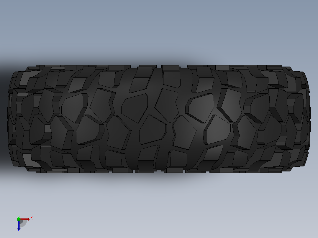 轮毂、轮胎(91)俯视图