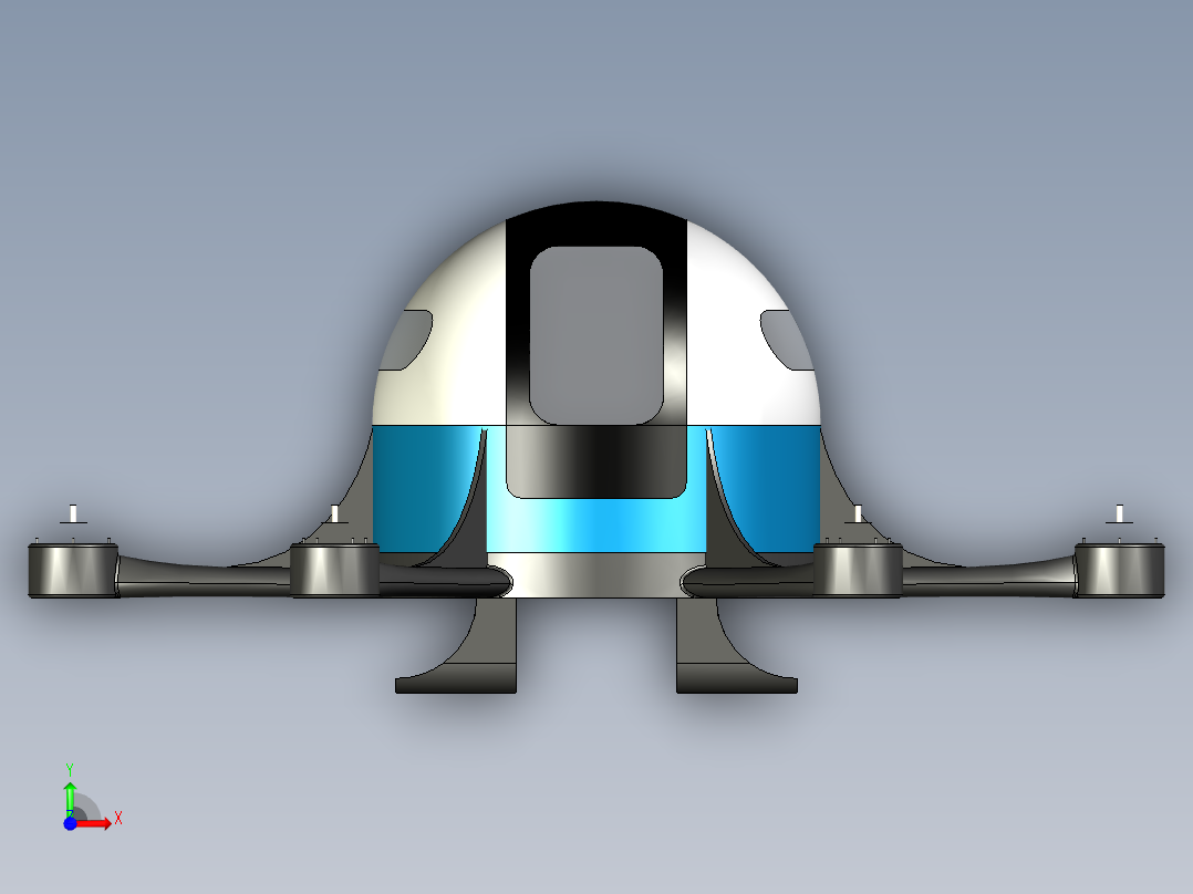 B2004062-六轴飞行器前视图