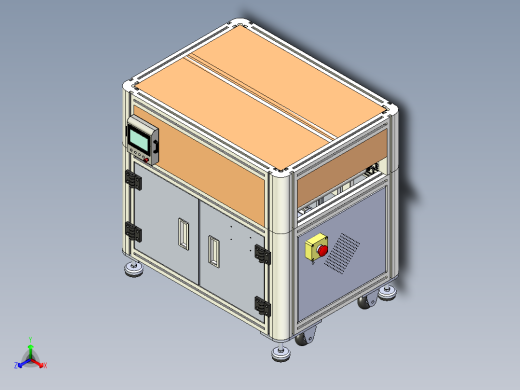 带输送线自动喷涂柜