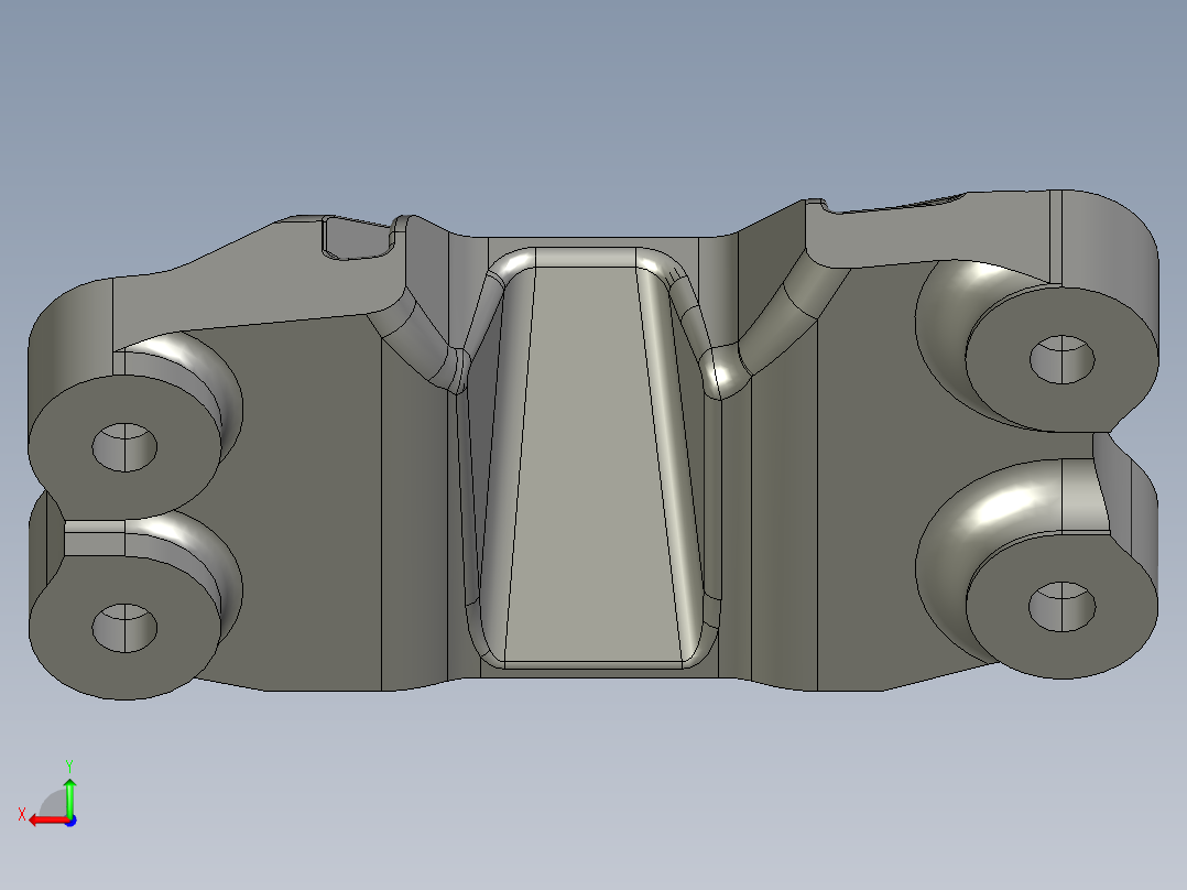 发动机盖后视图