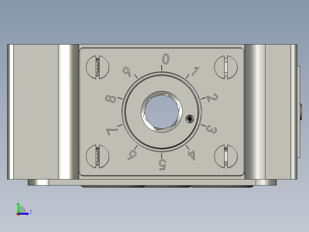 Z2FS10-20叠加式双单向节流阀左视图
