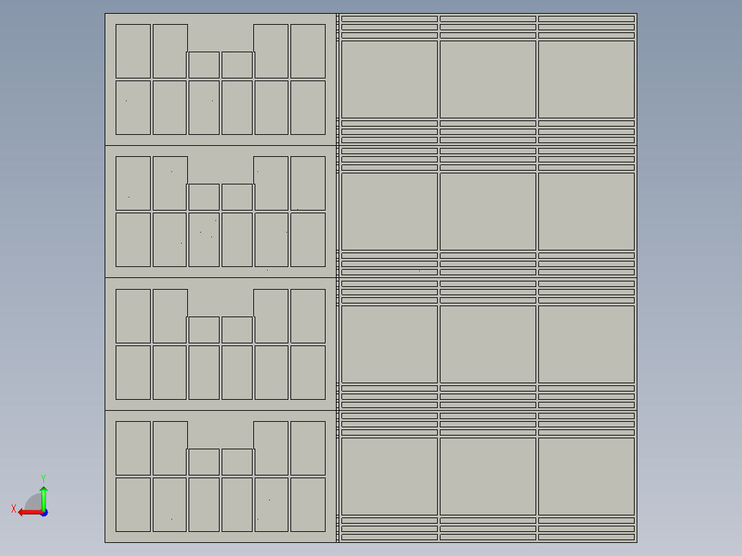 灯座栈板后视图