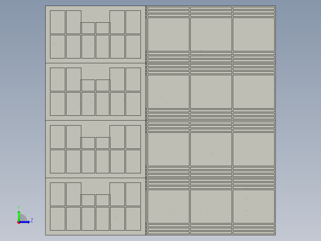 灯座栈板左视图