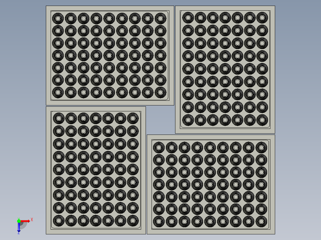 灯座栈板俯视图