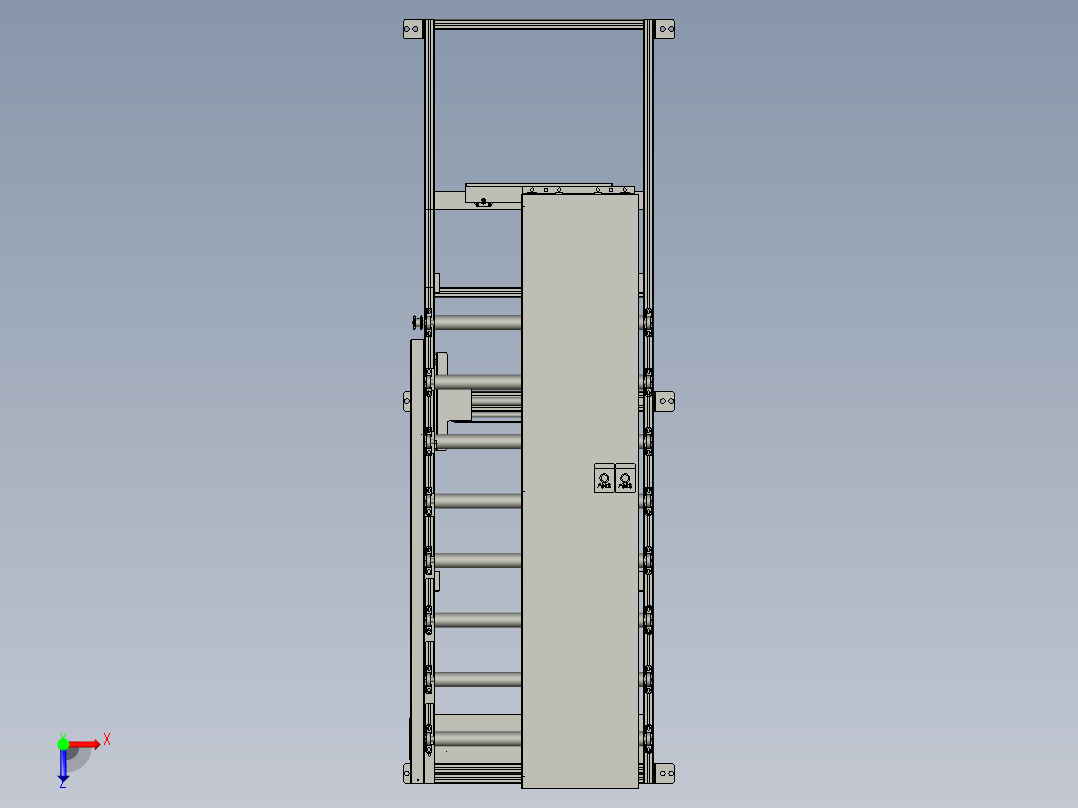 标签工作台俯视图
