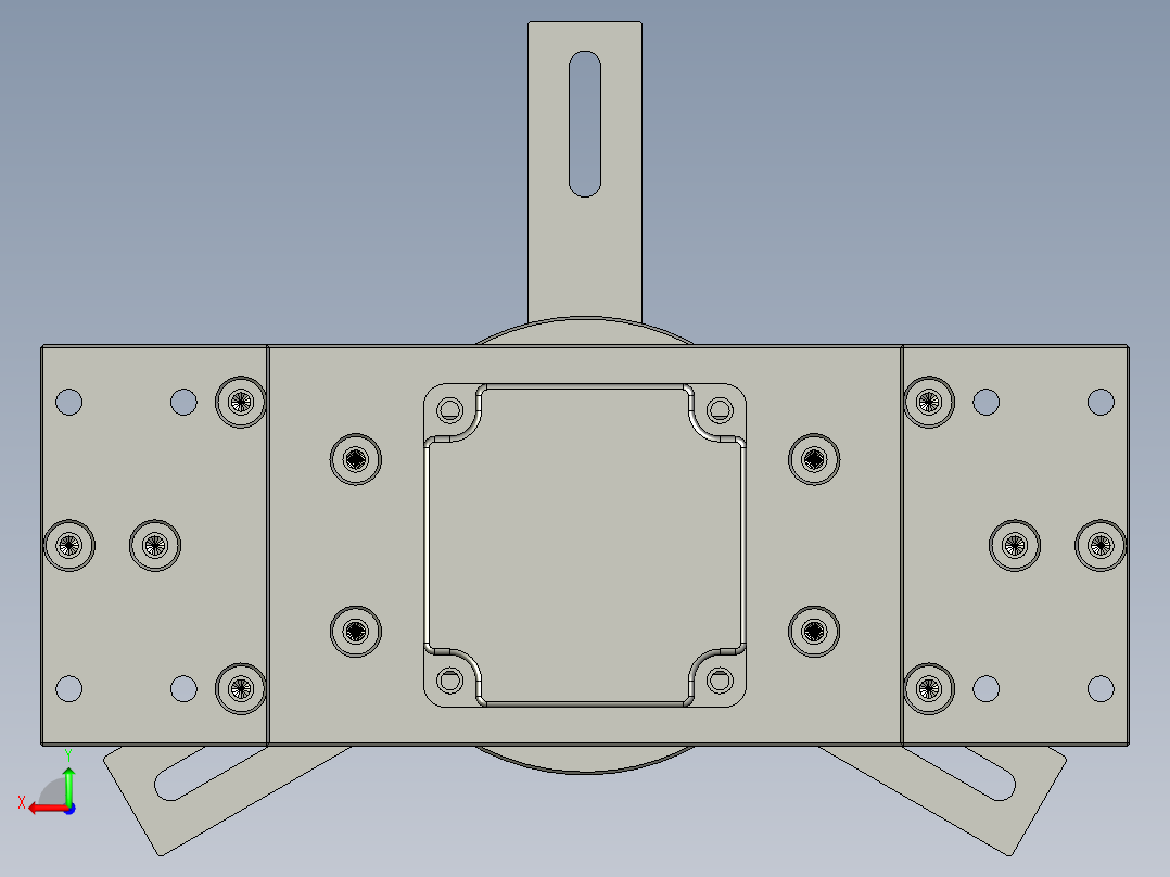 充电宝内部锂电池自动焊接设备设计-03旋转送料机械手-V1后视图