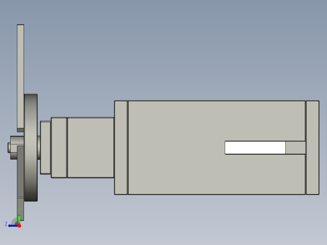 充电宝内部锂电池自动焊接设备设计-03旋转送料机械手-V1右视图