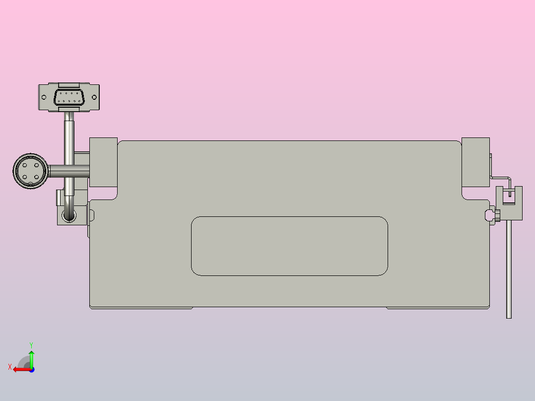 直驱直线电机轴TPA-LNP2-200-55C4-1-L600-3-C-05-N3后视图