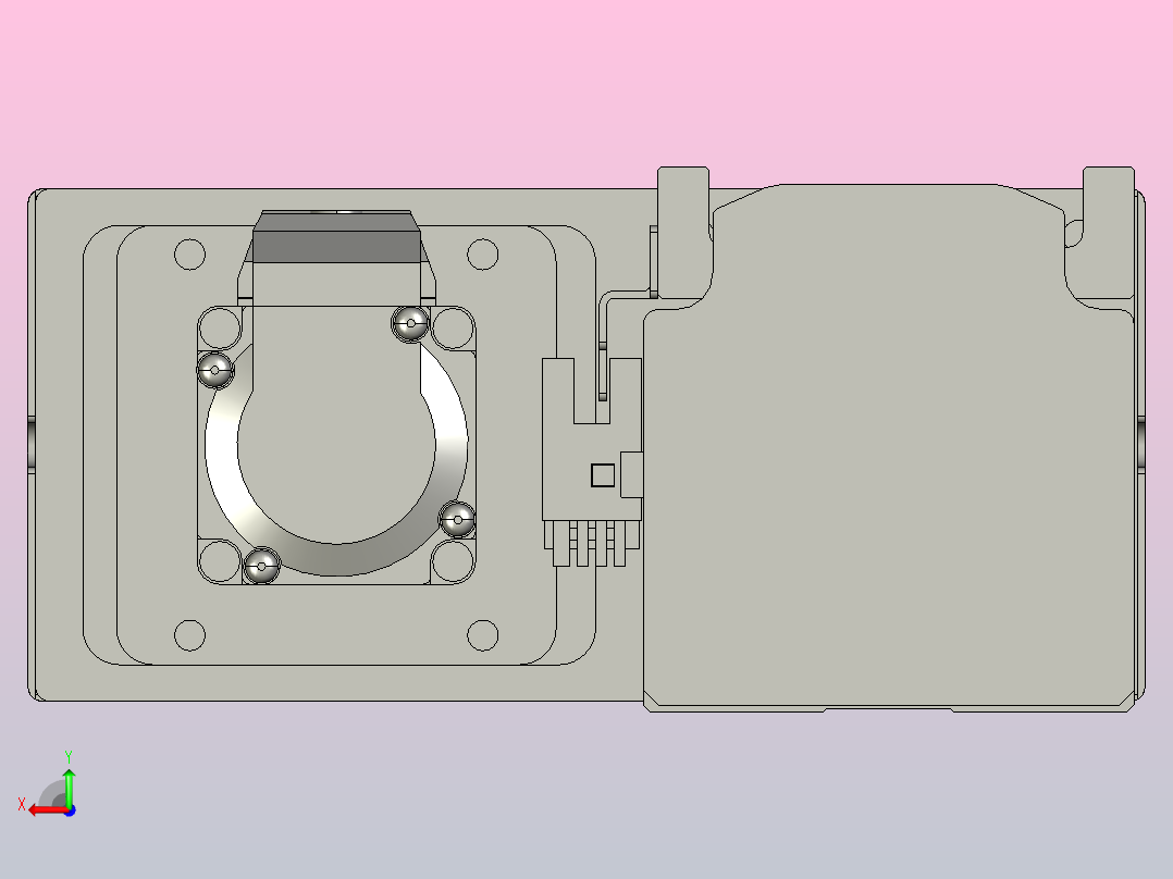 日规模组半封闭丝杆TPA-HNR-65S-1610C-L600-MR-C-P10-N3后视图