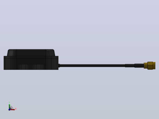 ANN-MB-00-00，U-Blox GNSS多频段磁性安装天线- 5m (SMA)前视缩略图