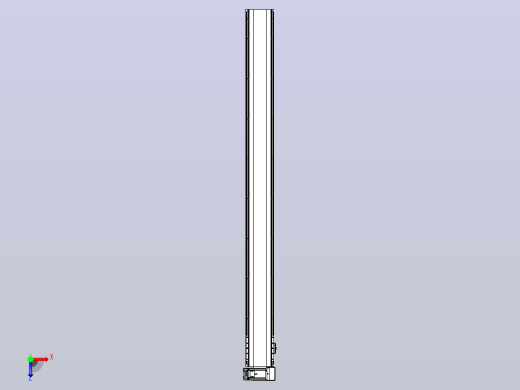 皮带直线轴半封闭可选导轨TPA-HNB-140D-120-L1550-RU-C-P40-N3俯视缩略图